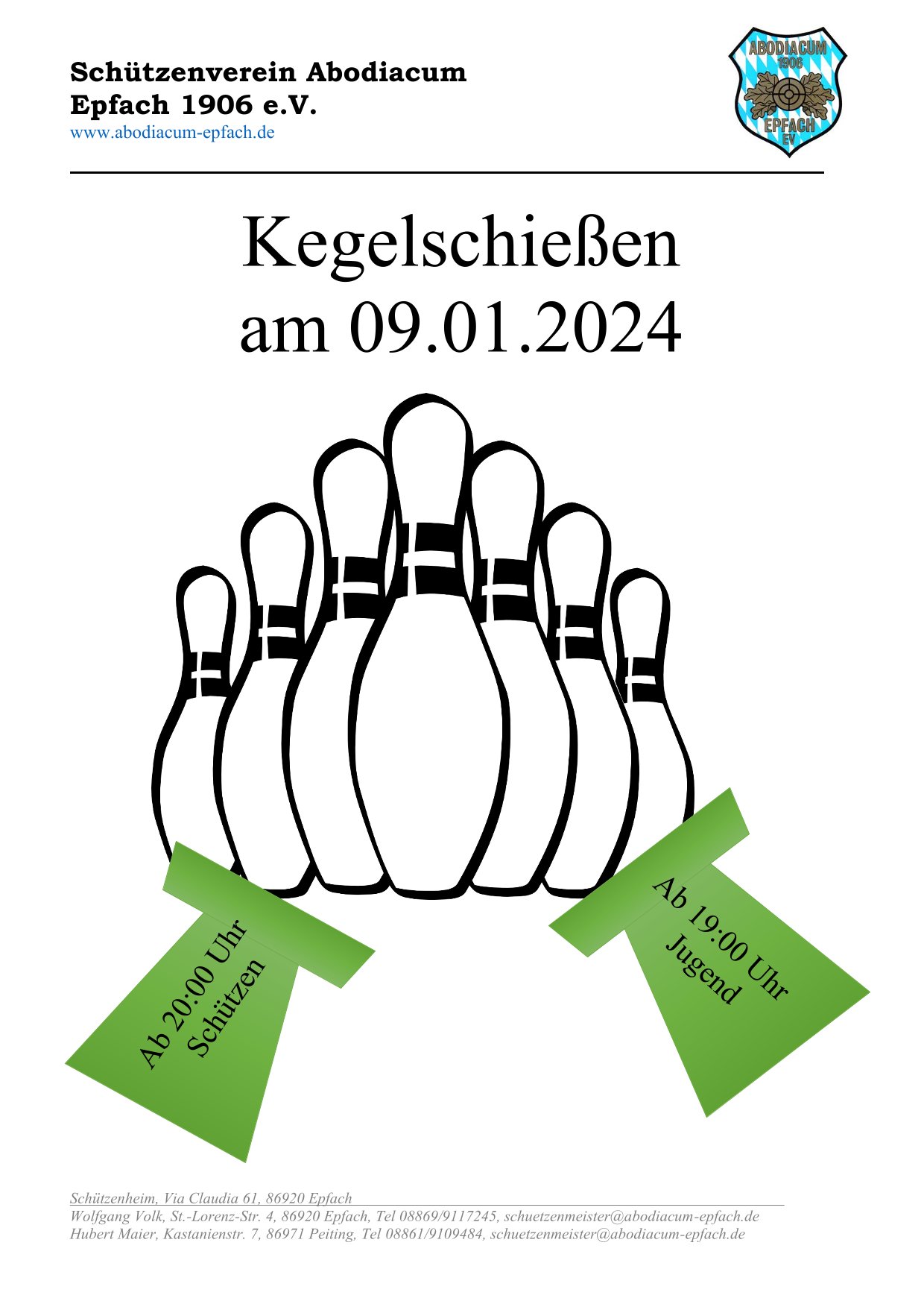 Kegelschießen 2024