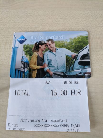 Aral Gutschein