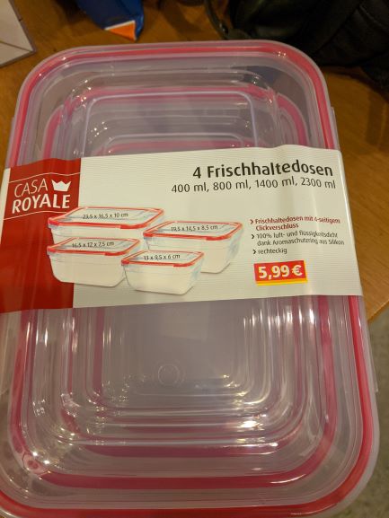 Frischhaltedosenset klein