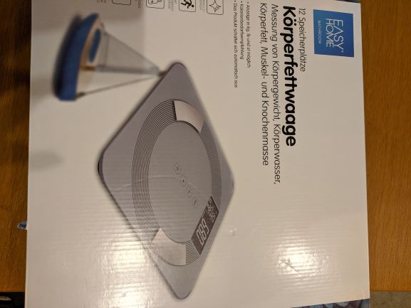 Körperfettwaage klein